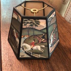 Vintage Hunting Lamp Shade